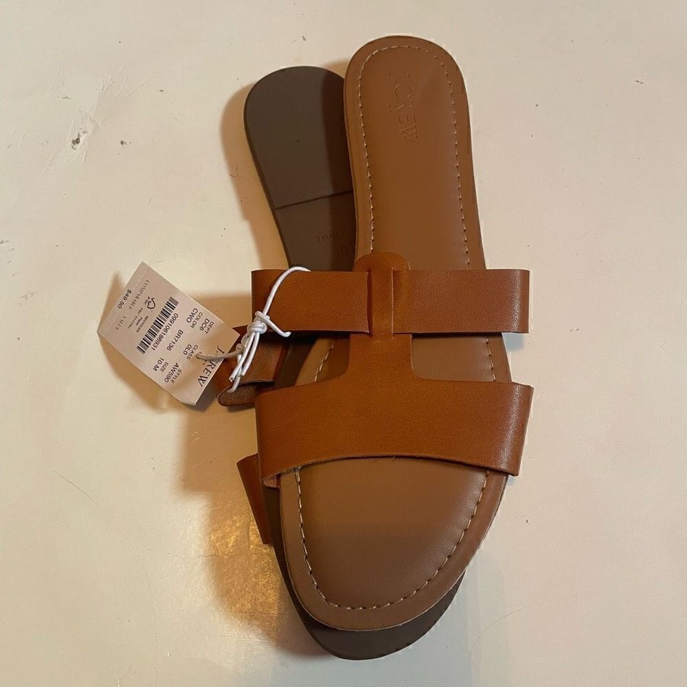 J CREW | beachside slide sandals 10 NWT $50 - Picture 5 of 6